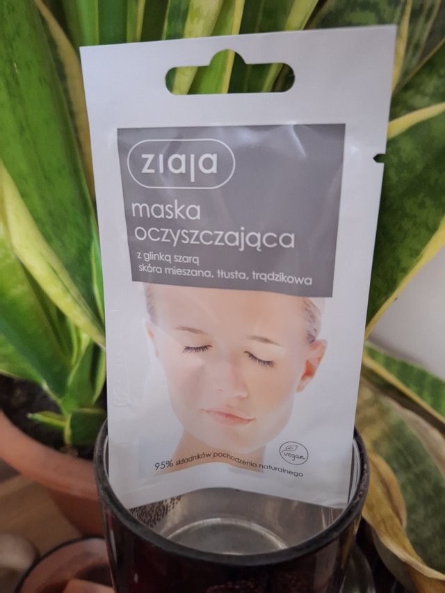 Ziaja Maseczka do twarzy, Oczyszczająca, Glinka szara