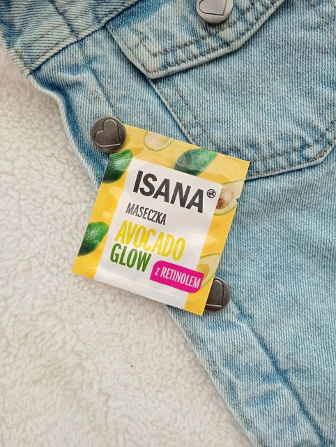 Isana Maseczka do twarzy, Avocado Glow, Z retinolem