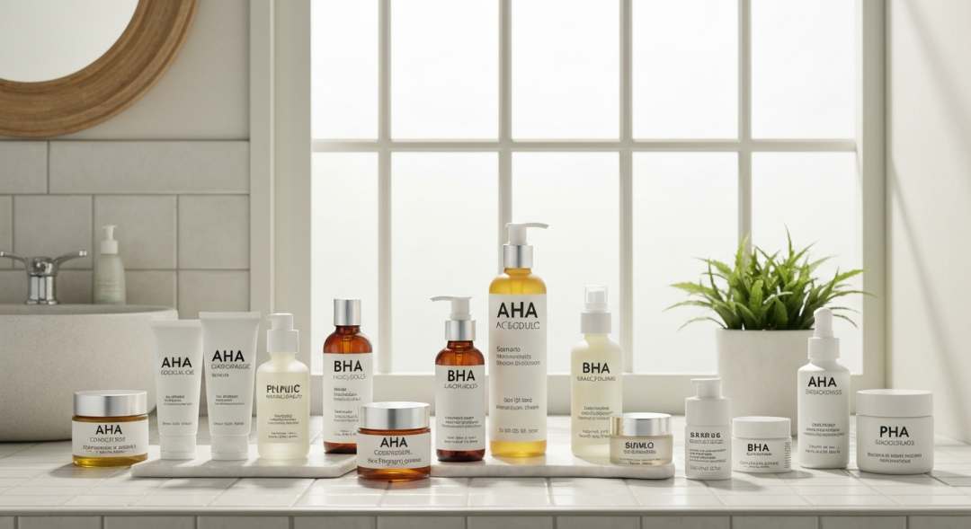 infoblog dresscloud Kwasy AHA, BHA, PHA - rodzaje kwasów kosmetycznych