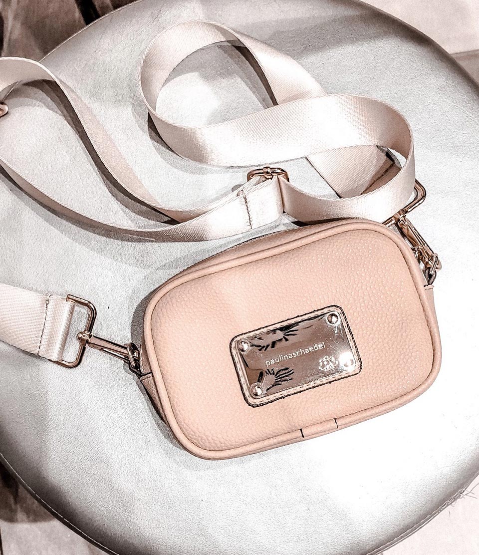 torebka paulinaschaedel noa chain powder pink