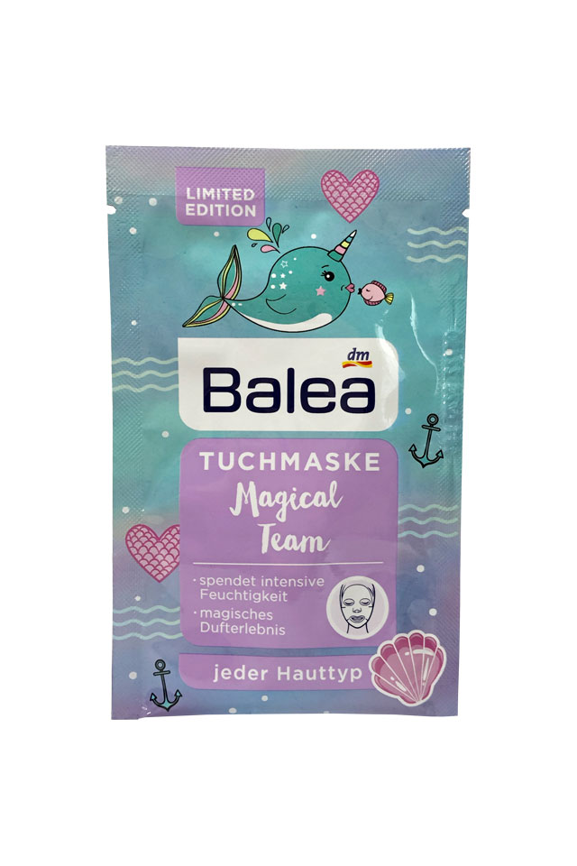 Balea Maseczka do twarzy w płacie, Magical Team