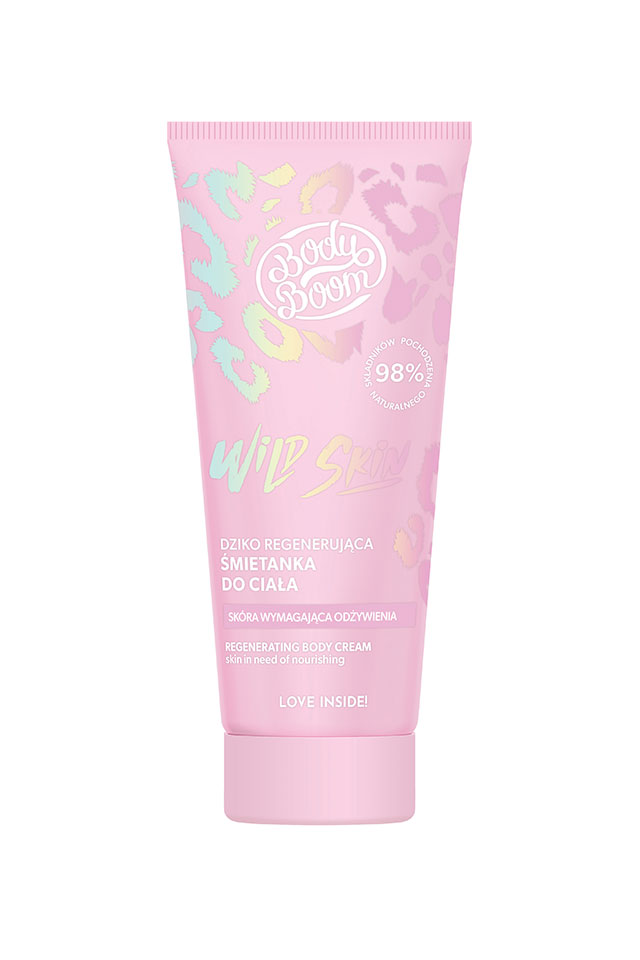 BodyBoom Śmietanka do ciała, Wild Skin, Dziko Regenerująca