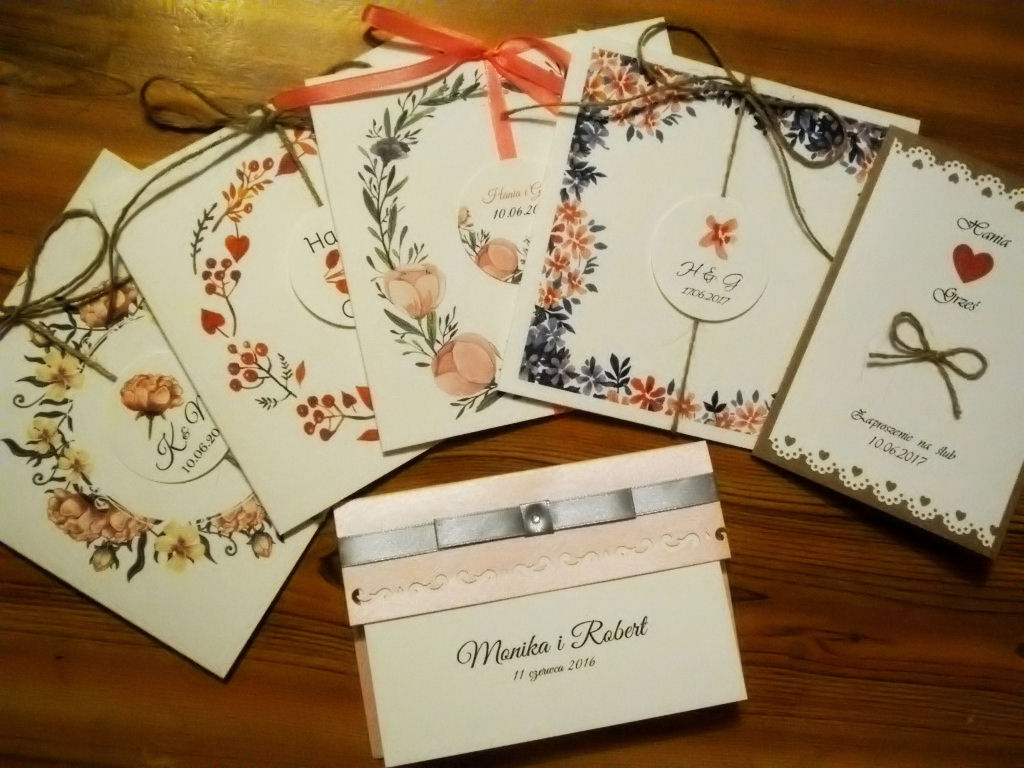 DARMOWE próbki zaproszeń ślubnych 