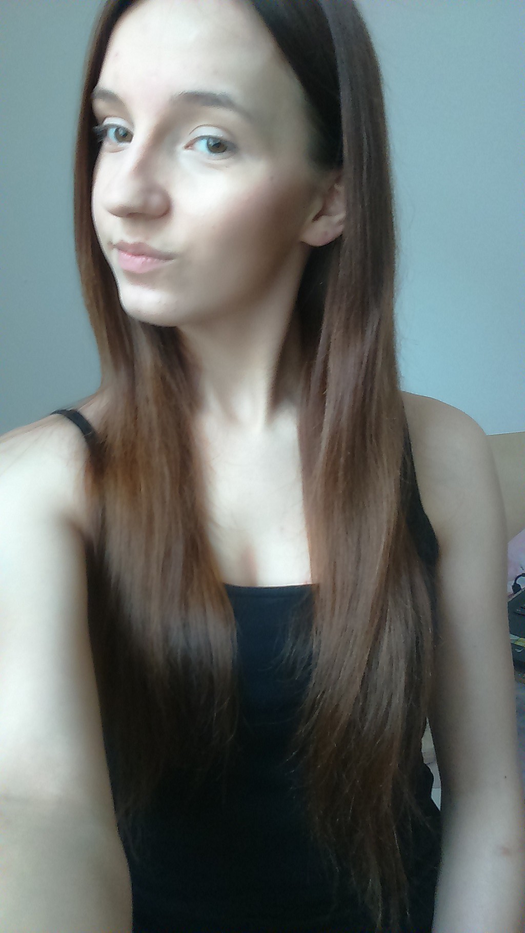 w makijażu i bez...