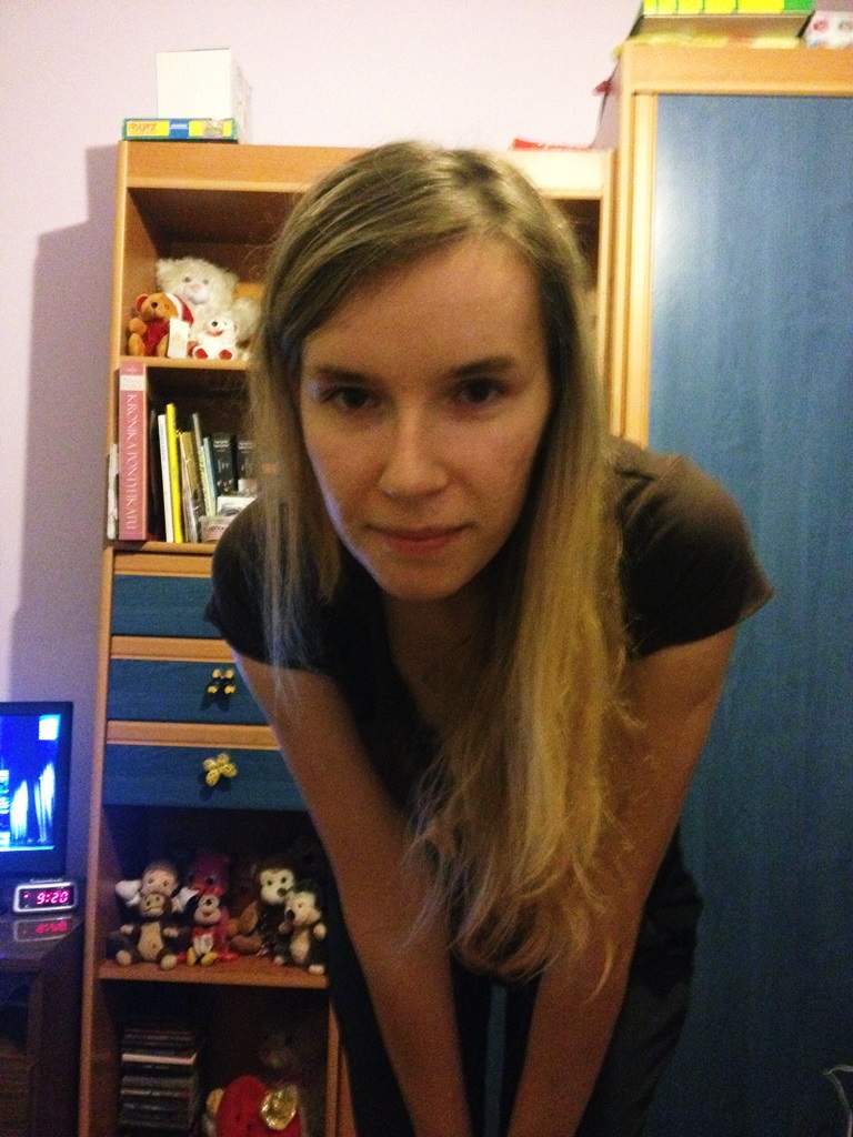 w makijażu i bez...