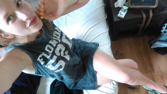 w makijażu i bez...