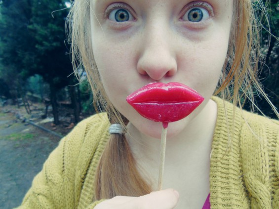 w makijażu i bez...