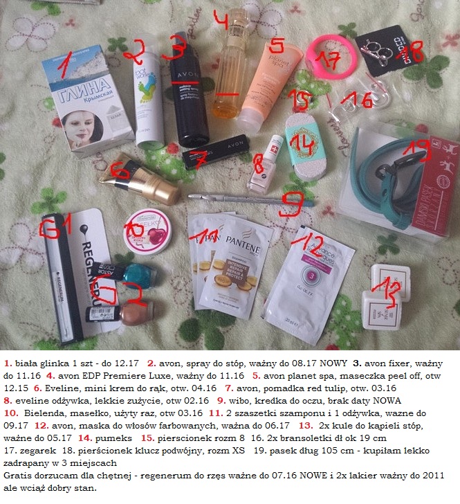 Wymiana kosmetyczna X