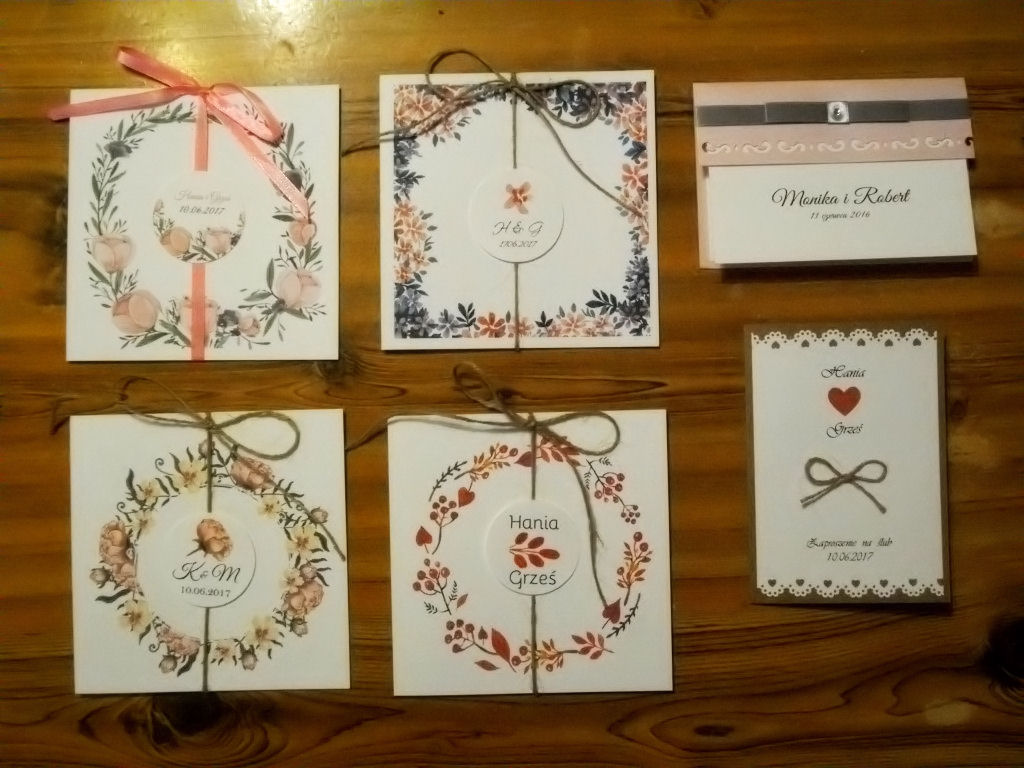 DARMOWE próbki zaproszeń ślubnych 