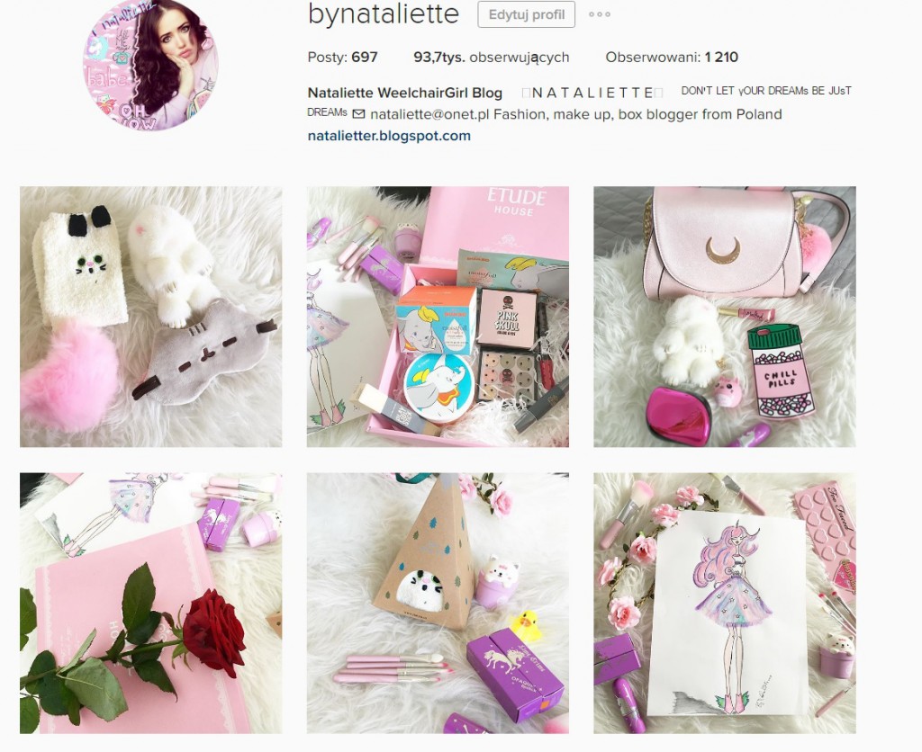 Zabawa- oceń instagram