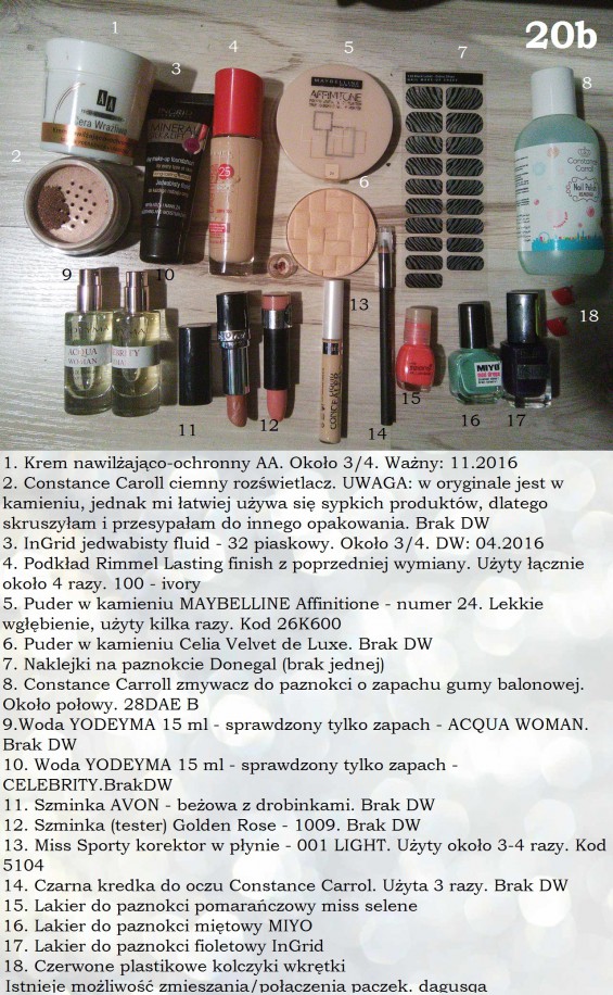 Wymiana kosmetyczna VII - EDYCJA HALLOWEEN 