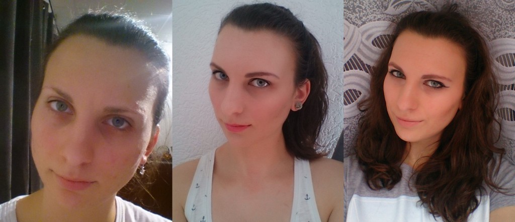 w makijażu i bez...