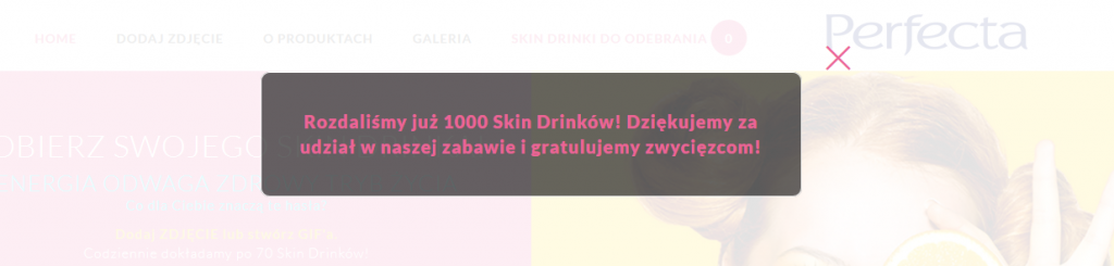 Skin Drink codziennie o 12:00