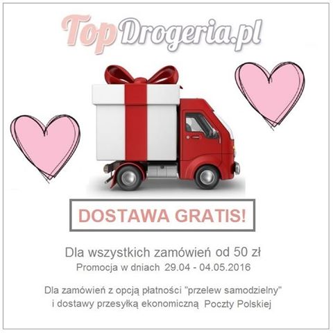 topdrogeria.pl - darmowa wysyłka do 04.05!