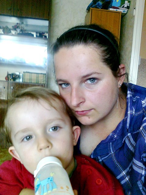 w makijażu i bez...