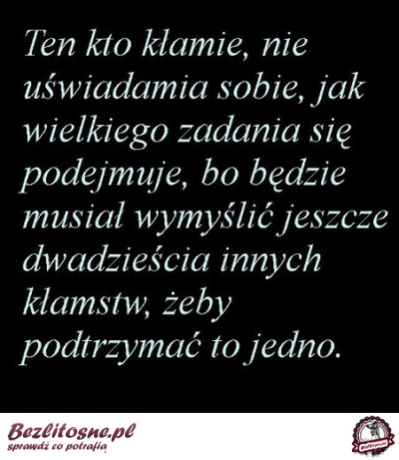 Czy zdarza Ci się kłamać?