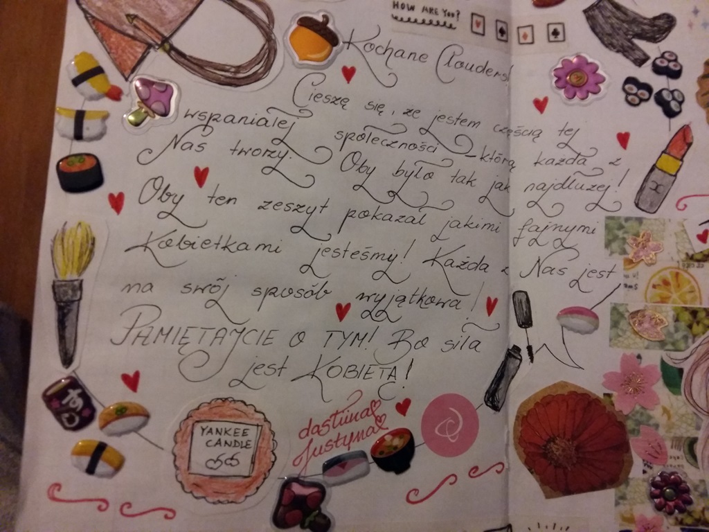 Wędrujący zeszyt na DC ! Rozkręcamy się! :D 