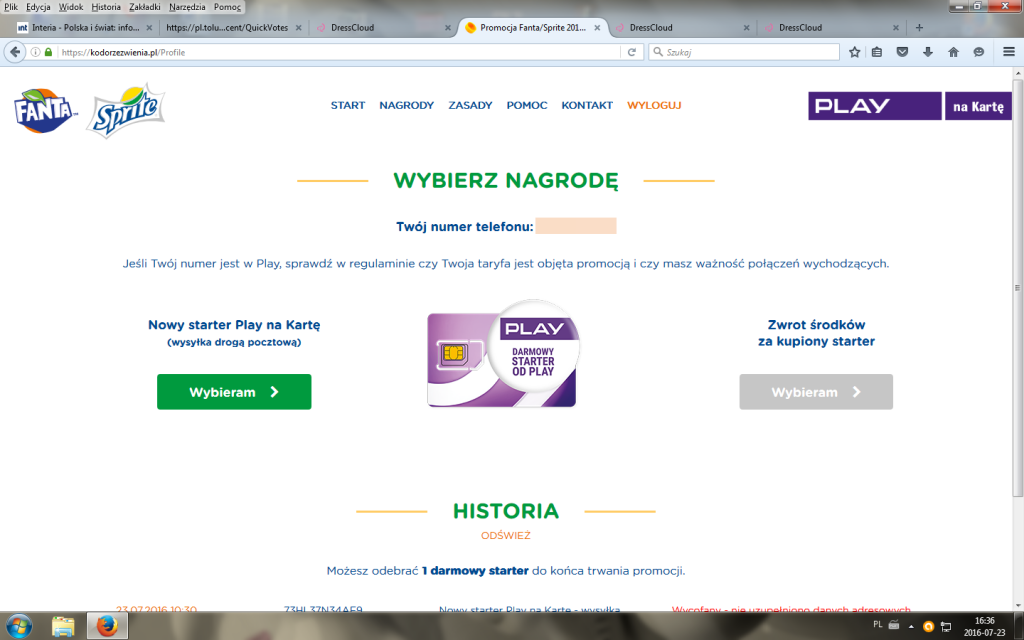 Chętnie przygarnę nakrętki Coca-Cola, Sprite, Fanta! Promocja Play