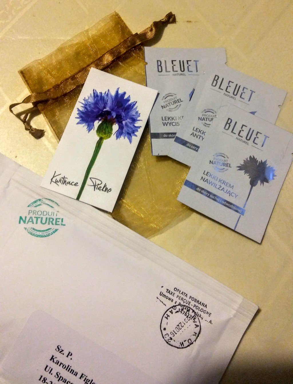 DARMOWE (bez kw) próbki kremu Bleuet Naturel