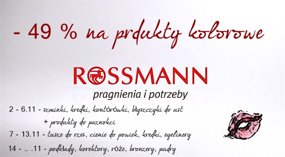 -49% ROSSMAN - edycja listopad!