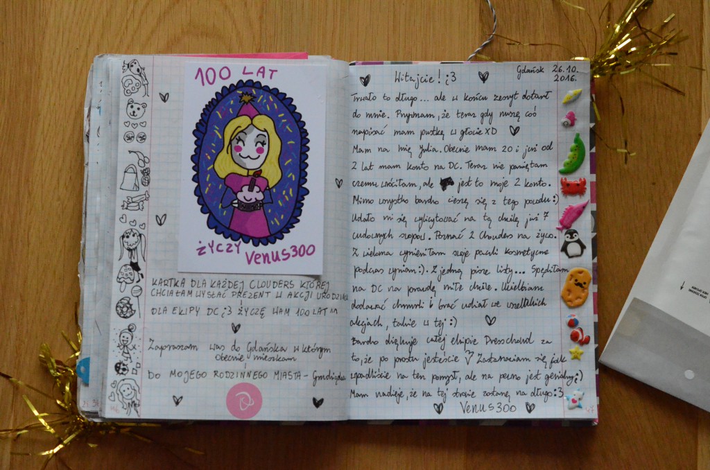 Wędrujący zeszyt na DC ! Rozkręcamy się! :D 