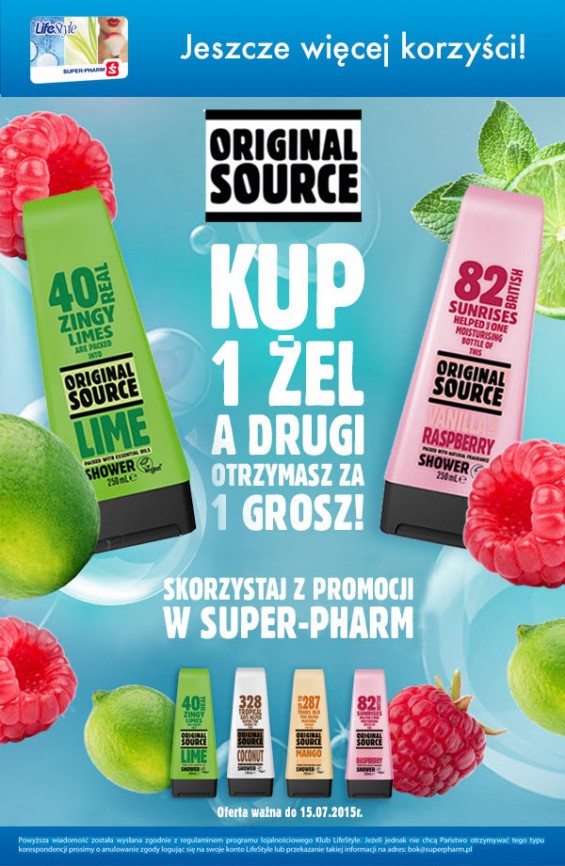 Promocja na żele OS  w SuperPharm