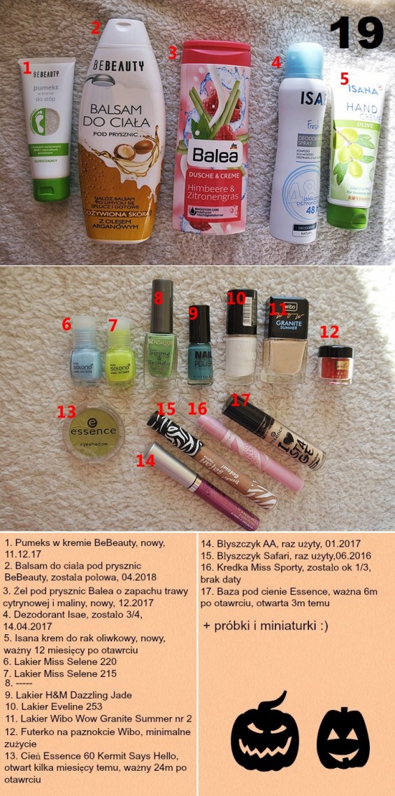 Wymiana kosmetyczna VII - EDYCJA HALLOWEEN 