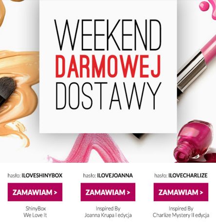 ShinyBox Weekend Darmowej Dostawy :p