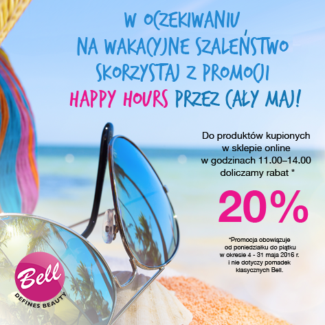 20% na kosmetyki Bell