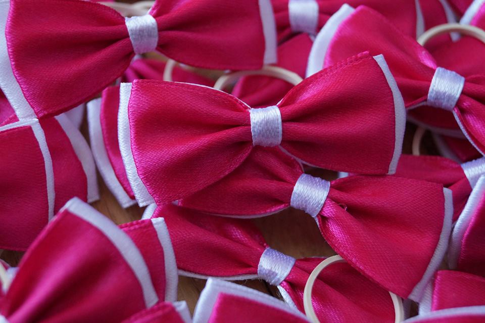 Zawieszki na wódkę. Kokardki.