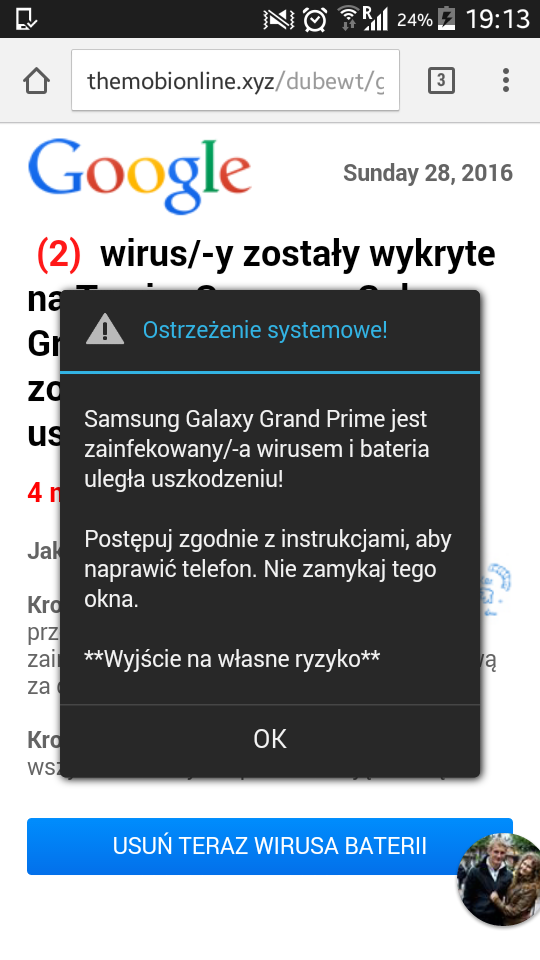 Problem z DC na androidzie