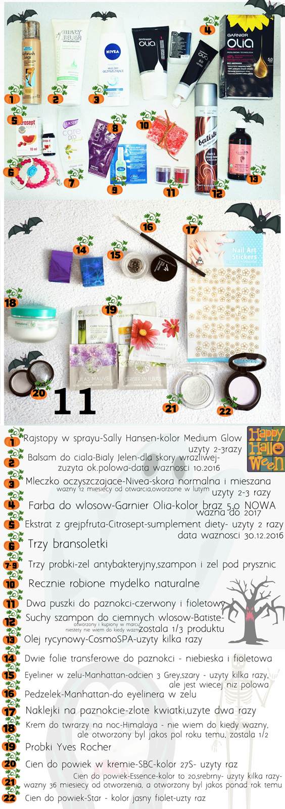 Wymiana kosmetyczna VII - EDYCJA HALLOWEEN 