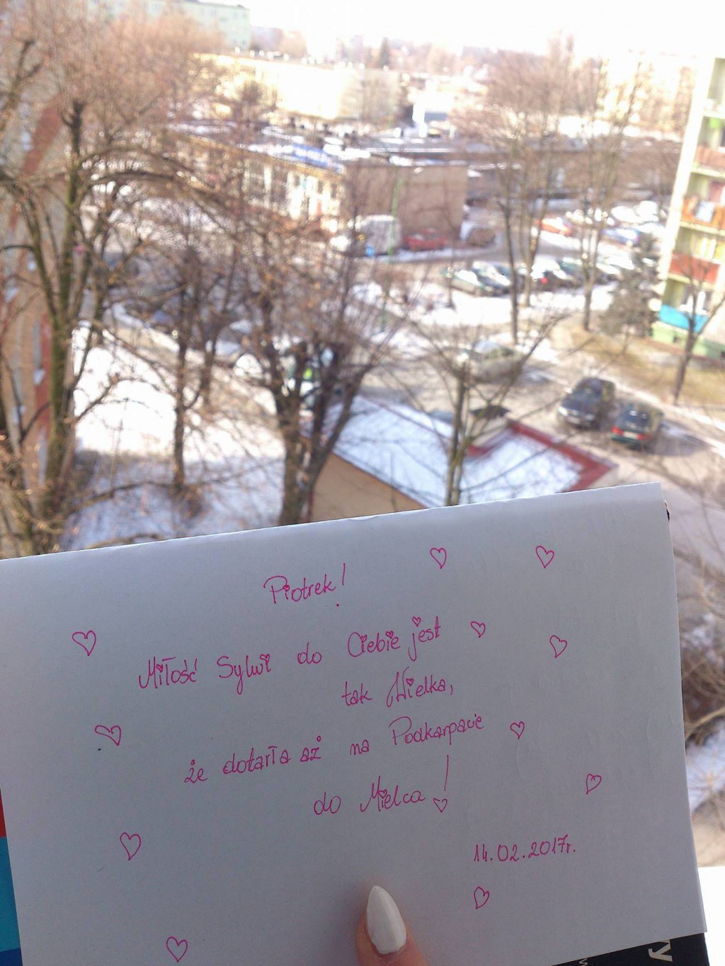 Inspiracja kolażem walentynkowym 