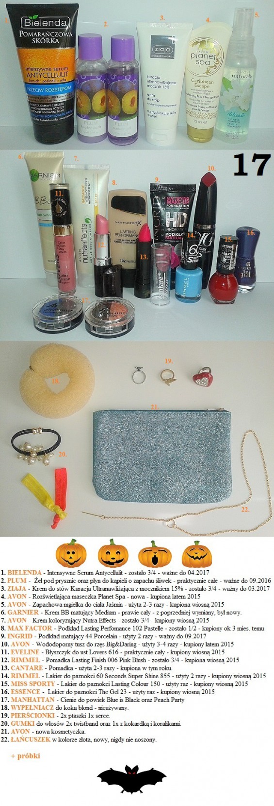 Wymiana kosmetyczna VII - EDYCJA HALLOWEEN 