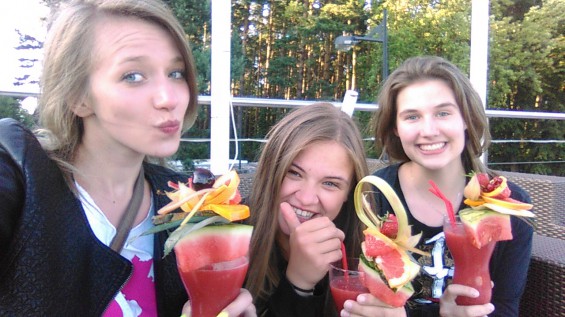 w makijażu i bez...