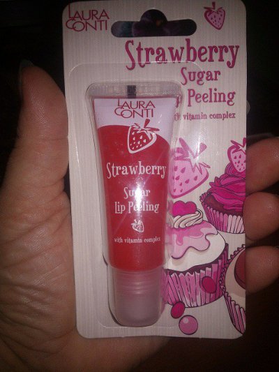 laura conti cukrowy peeling do ust strawberry sugar lip peeling truskawka