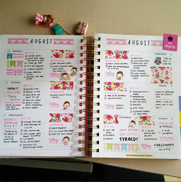 organizer/kalendarz/planner DIY 