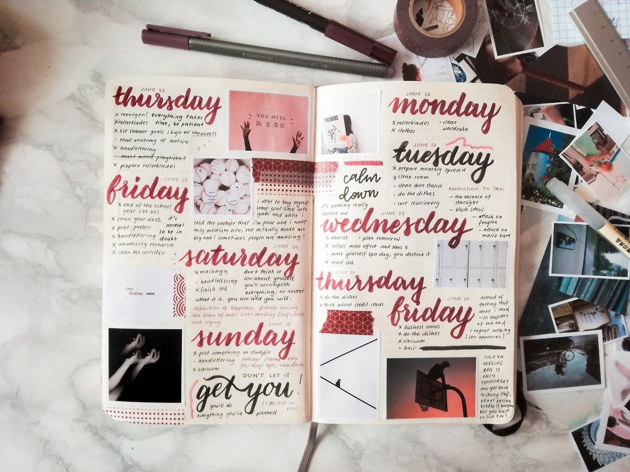 organizer/kalendarz/planner DIY 