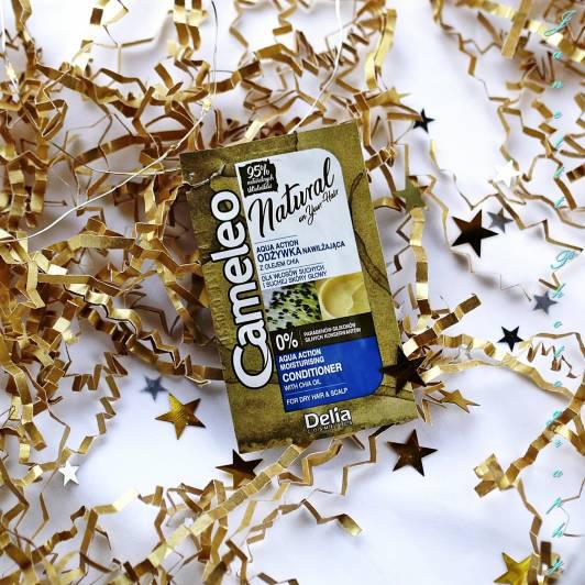 Delia Cameleo Aqua Action, Odżywka nawilżająca z olejem chia, Dla włosów suchych i suchej skóry głowy