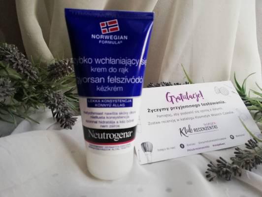 Neutrogena Formuła Norweska, Szybko wchłaniający się krem do rąk, 75ml