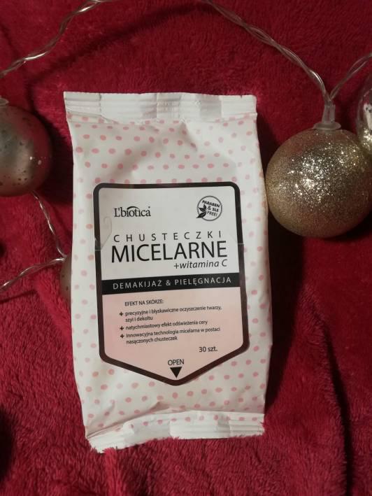 L'biotica Chusteczki micelarne z witaminą C. Demakijaż i pielęgnacja.