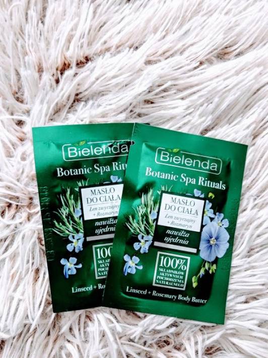 Bielenda Botanic Spa Rituals, masło do ciała len zwyczajny i rozmaryn