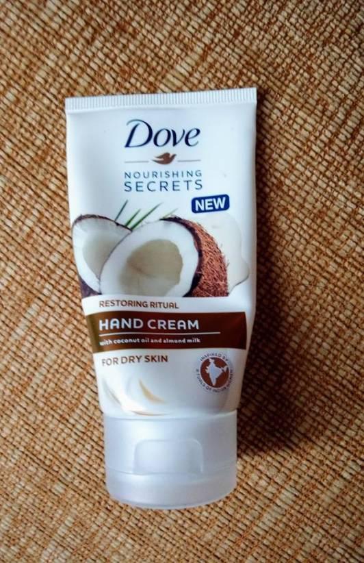 Dove Nourishing Secrets, Krem do rąk, Skóra sucha, Restoring Ritual, Olej kokosowy i migdałowy