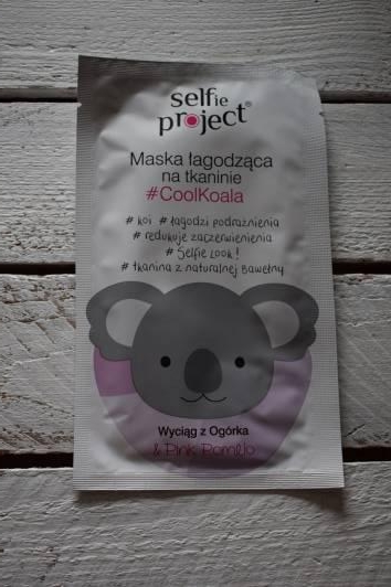 Selfie Project Maska do twarzy w płacie, Na tkaninie, #CoolKoala