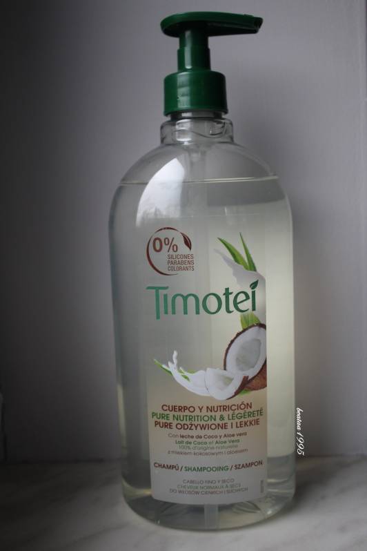 Timotei Pure, Szampon do włosów, Odżywione i lekkie 