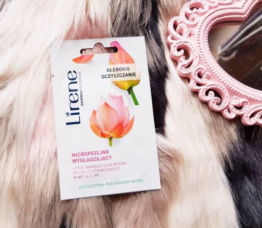 Lirene Micropeeling do twarzy, Głębokie oczyszczanie, Wygładzający, Lotos, bambus i lilia wodna