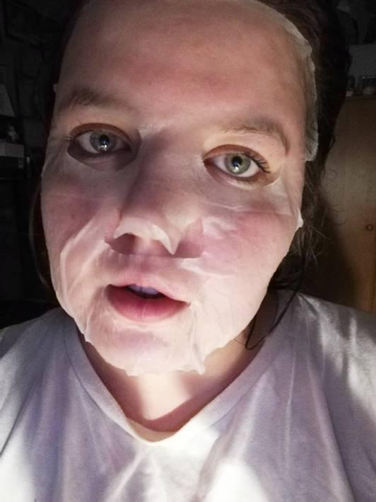 Maseczka w płachcie litchi liczi CNF