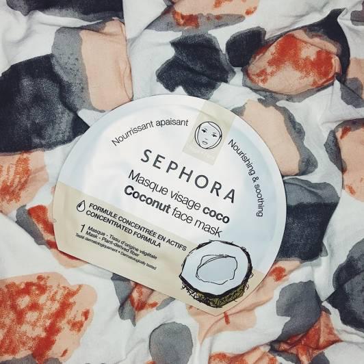 Sephora Maseczka do twarzy w płacie, Coconut