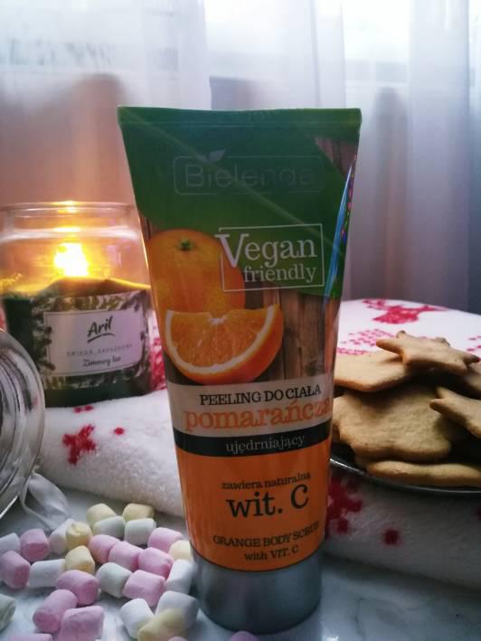 Peeling Bielenda pomarańcza z witaminą c vegan friendly