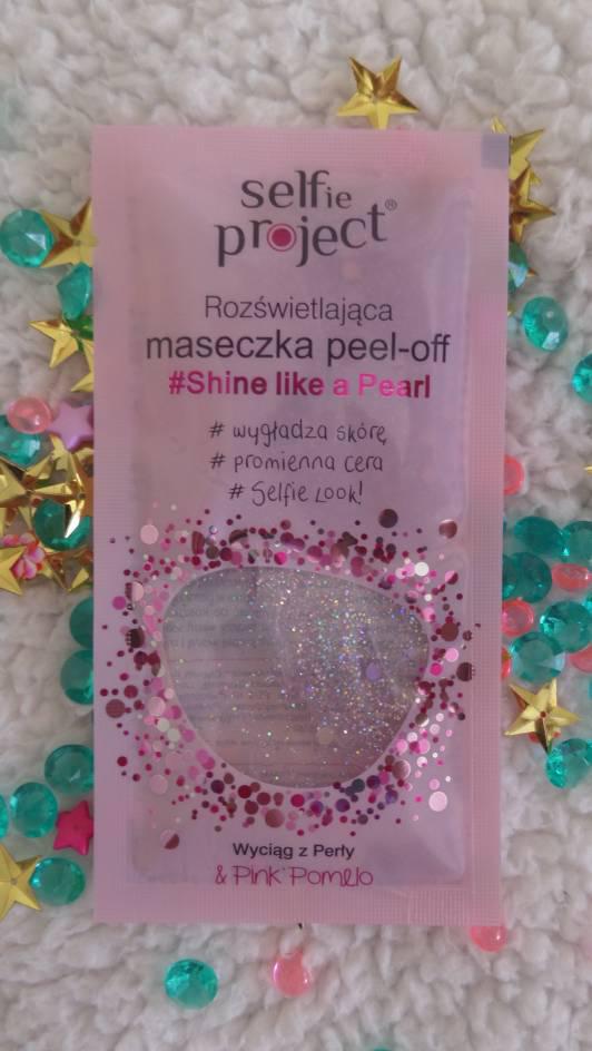 Selfie Project Maska do twarzy, Peel-off, Rozświetlająca, #Shine like a Pearl